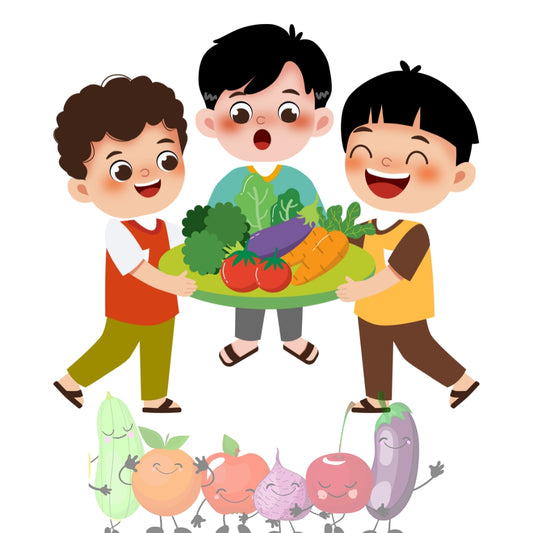 Kids Track Fruit and Vegetables Check List